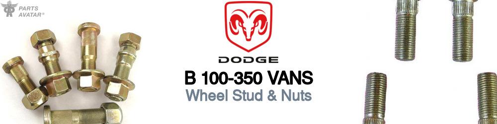 Discover Dodge B 100-350 vans Wheel Studs For Your Vehicle