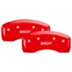 Purchase Top-Quality MGP CALIPER COVERS - 11221SMGPRD - Gloss Red Caliper Covers with MGP Engraving pa2