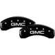 Purchase Top-Quality MGP CALIPER COVERS - 34218SGMCBK - Gloss Black Caliper Covers with GMC Engraving pa2
