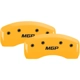 Purchase Top-Quality MGP CALIPER COVERS - 54013SMGPYL - Gloss Yellow Caliper Covers with MGP Engraving pa2