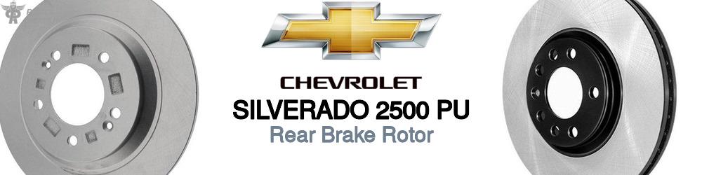 Discover Chevrolet Silverado 2500 pu Rear Brake Rotors For Your Vehicle