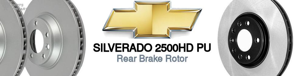 Discover Chevrolet Silverado 2500hd pu Rear Brake Rotors For Your Vehicle