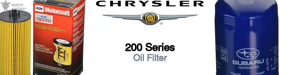 Discover Chrysler 200 series Engine Oil Filters For Your Vehicle