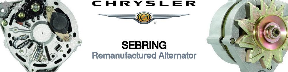 Discover Chrysler Sebring Remanufactured Alternator For Your Vehicle