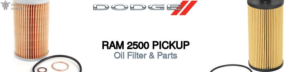 Discover Dodge Ram 2500 pickup Engine Oil Filters For Your Vehicle