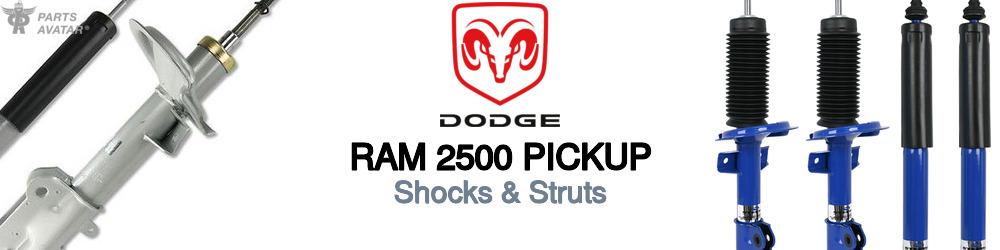 Discover Dodge Ram 2500 pickup Shocks & Struts For Your Vehicle