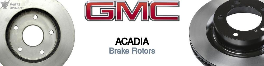 Discover Gmc Acadia Brake Rotors For Your Vehicle