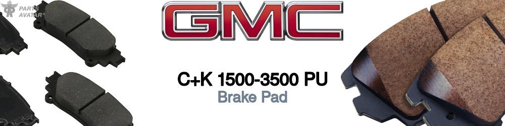 Discover Gmc C+k 1500-3500 pu Brake Pads For Your Vehicle
