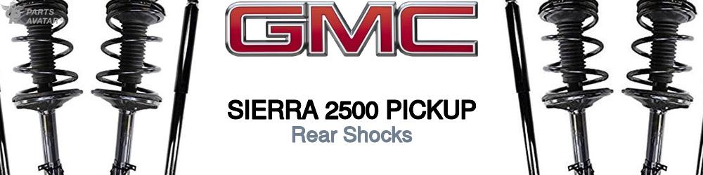 Discover Gmc Sierra 2500 pickup Rear Shocks For Your Vehicle