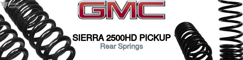Discover Gmc Sierra 2500hd pickup Rear Springs For Your Vehicle