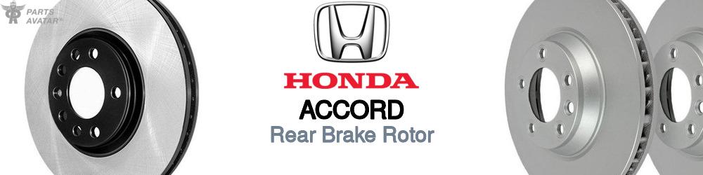 Discover Honda Accord Rear Brake Rotors For Your Vehicle