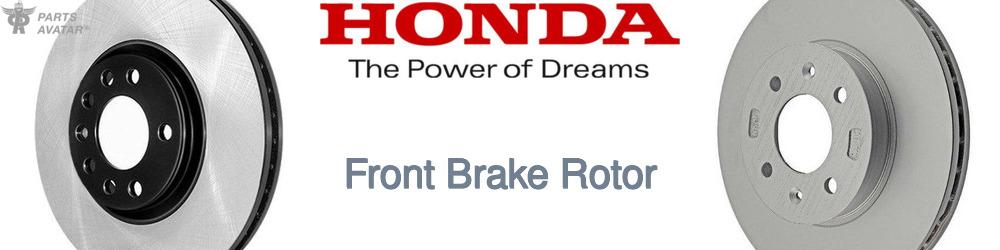 Discover Honda Front Brake Rotors For Your Vehicle