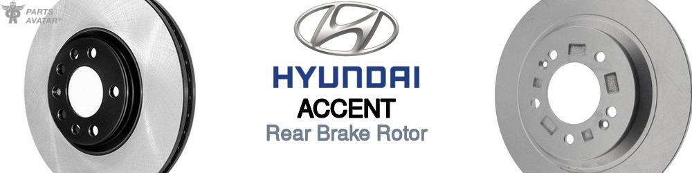 Discover Hyundai Accent Rear Brake Rotors For Your Vehicle