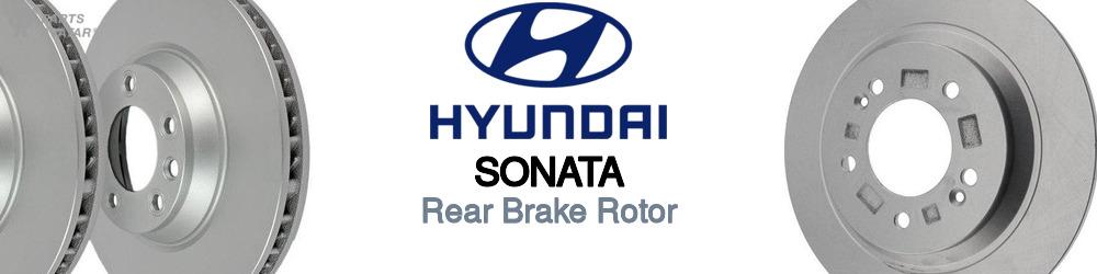 Discover Hyundai Sonata Rear Brake Rotors For Your Vehicle