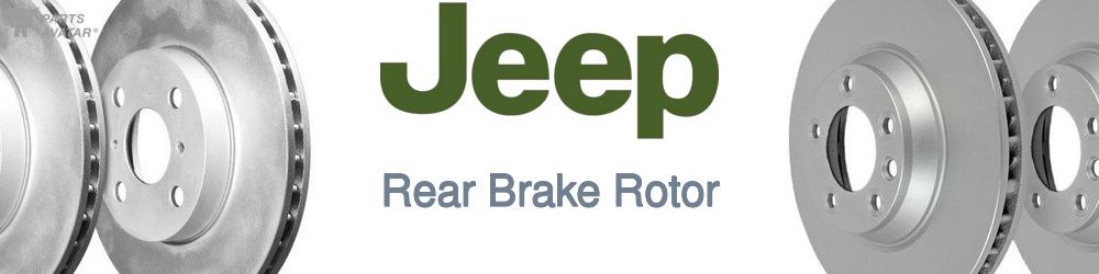 Discover Jeep truck Rear Brake Rotors For Your Vehicle