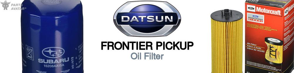 Discover Nissan datsun Frontier pickup Engine Oil Filters For Your Vehicle