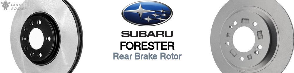 Discover Subaru Forester Rear Brake Rotors For Your Vehicle