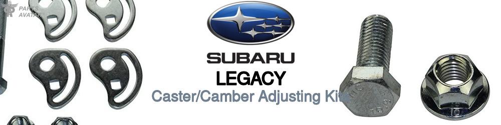 Discover Subaru Legacy Caster and Camber Alignment For Your Vehicle