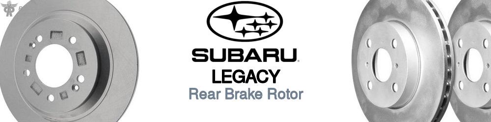 Discover Subaru Legacy Rear Brake Rotors For Your Vehicle