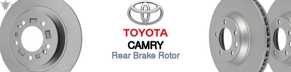 Discover Toyota Camry Rear Brake Rotors For Your Vehicle
