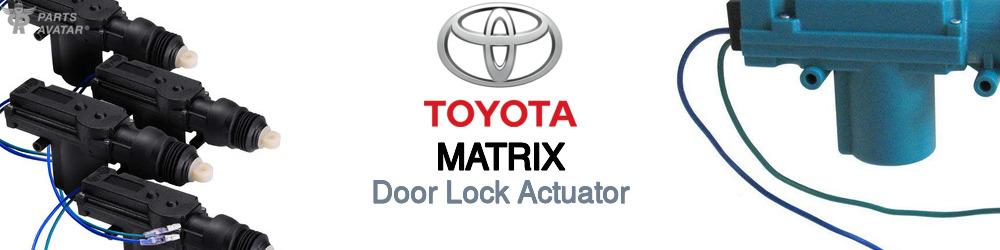 Discover Toyota Matrix Door Lock Actuators For Your Vehicle