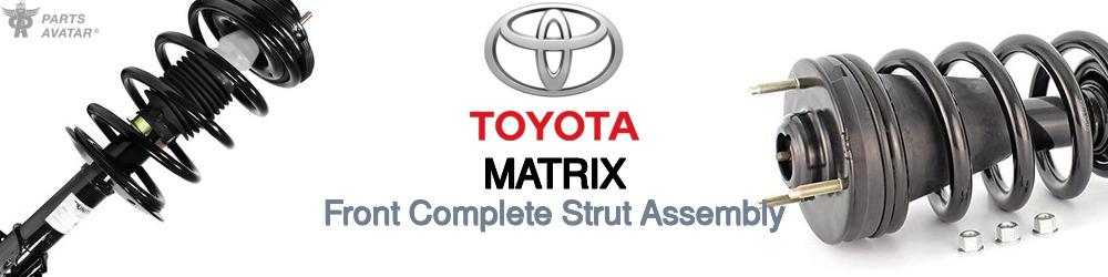 Discover Toyota Matrix Front Strut Assemblies For Your Vehicle