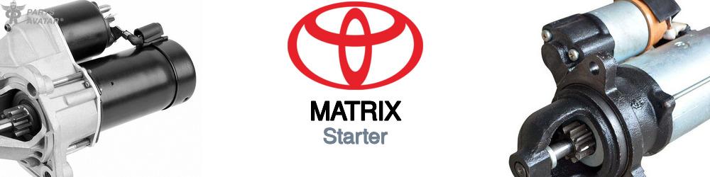 Discover Toyota Matrix Starters For Your Vehicle