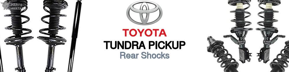 Discover Toyota Tundra pickup Rear Shocks For Your Vehicle