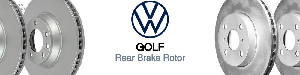 Discover Volkswagen Golf Rear Brake Rotors For Your Vehicle