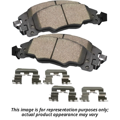 Front Ceramic Pads by WORLDPARTS SYNERGY - WSD815ACH 2