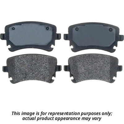 Rear Semi Metallic Pads by WORLDPARTS SYNERGY - WSD1053M 2