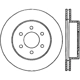 Purchase Top-Quality Front Disc Brake Rotor by CENTRIC PARTS - 121.67038 pa6