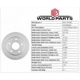 Purchase Top-Quality Front Disc Brake Rotor by WORLDPARTS - WS1-153025 pa13