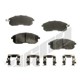 Purchase Top-Quality Front Disc Pads by AGNA BRAKES - PXD815A pa1