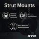 Purchase Top-Quality Front Strut Mounting Kit by KYB - SM5720 pa6