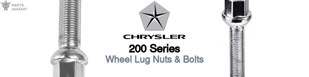 Discover Chrysler 200 series Wheel Lug Nuts & Bolts For Your Vehicle