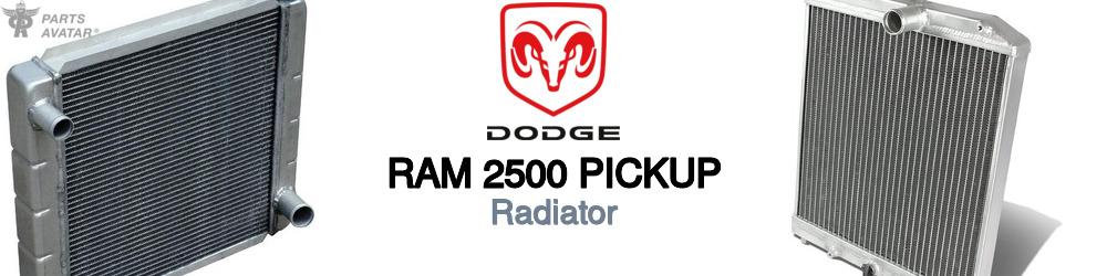 Discover Dodge Ram 2500 pickup Radiators For Your Vehicle