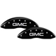 Purchase Top-Quality MGP CALIPER COVERS - 34218SGMCBK - Gloss Black Caliper Covers with GMC Engraving pa1