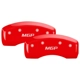 Purchase Top-Quality MGP CALIPER COVERS - 34218SMGPRD - Gloss Red Caliper Covers with MGP Engraving pa2