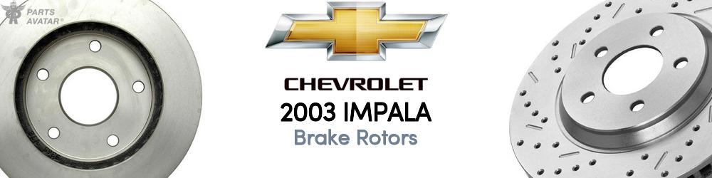 2003 Chevrolet Impala Brake Rotors - PartsAvatar