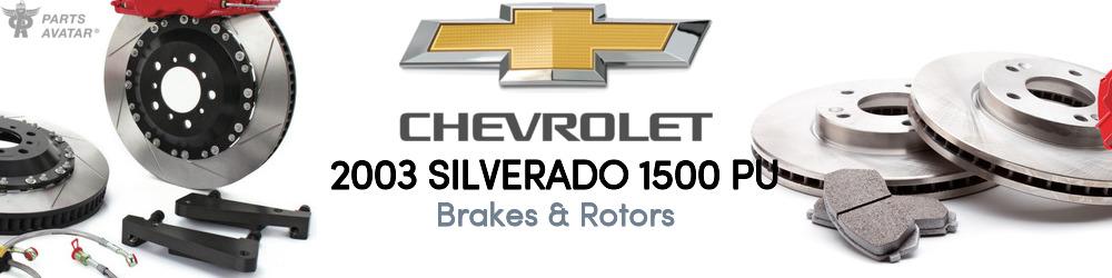 2003 Chevrolet Silverado 1500 Brakes & Rotors - PartsAvatar