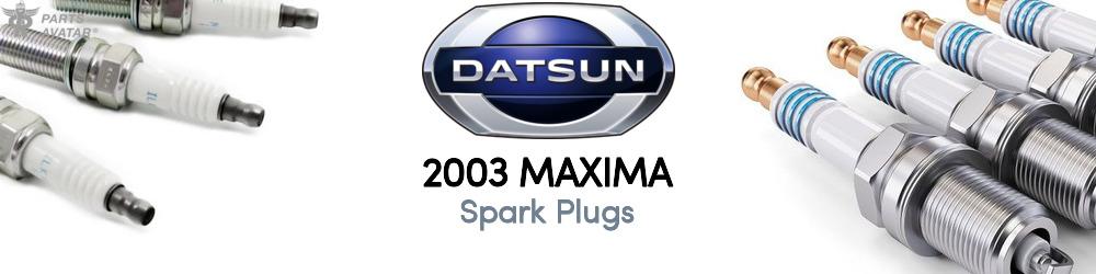 Discover 2003 Nissan Datsun Maxima Spark Plugs For Your Vehicle