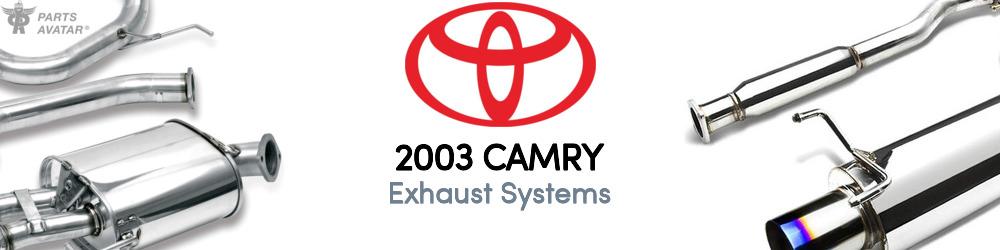 2003 Toyota Camry Exhaust Systems - PartsAvatar