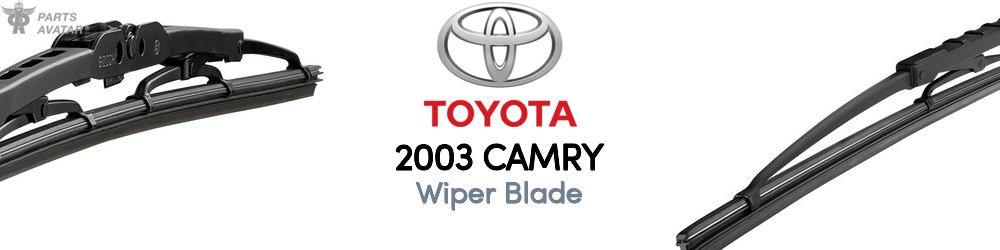 Discover 2003 Toyota Camry Wiper Blade For Your Vehicle