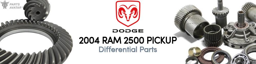 Discover 2004 Dodge Ram 2500 Differential Parts For Your Vehicle