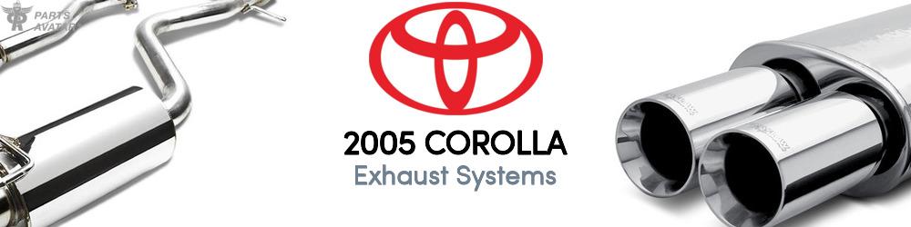 2005 Toyota Corolla Exhaust Systems - PartsAvatar