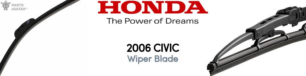 Discover 2006 Honda Civic Wiper Blade For Your Vehicle
