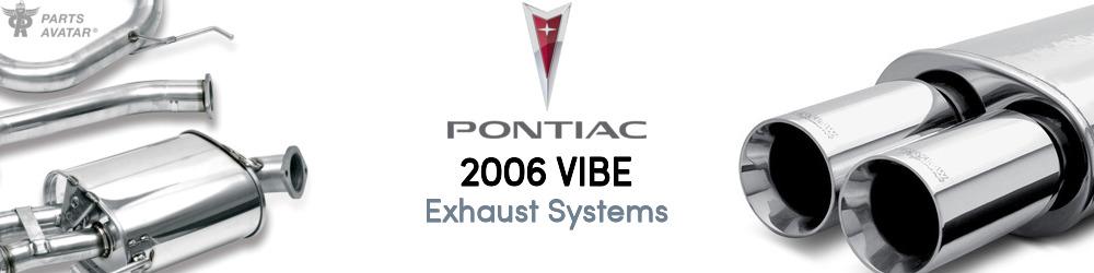 2006 Pontiac Vibe Exhaust Systems - PartsAvatar