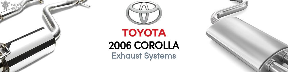 2006 Toyota Corolla Exhaust Systems - PartsAvatar