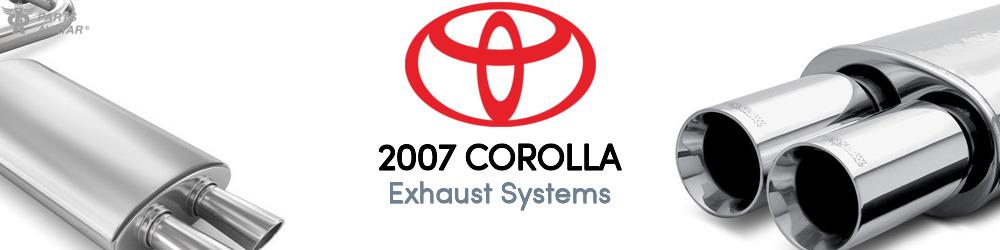 2007 Toyota Corolla Exhaust Systems - PartsAvatar
